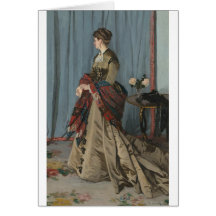 Portrait of Mrs. Gaudibert (1868) Cards