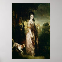 Portrait of Mrs. Lowndes-Stone  c.1775 Print