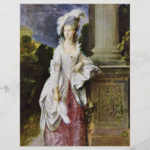 Portrait Of Mrs. Thomas Graham By Thomas Gainsboro Flyer
