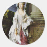 Portrait Of Mrs. Thomas Graham By Thomas Gainsboro Sticker