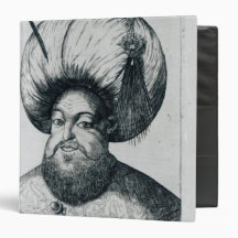 Portrait of Murad III 3 Ring Binder