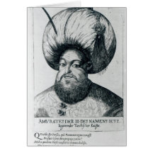 Portrait of Murad III Greeting Card