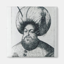 Portrait of Murad III Refrigerator Magnet
