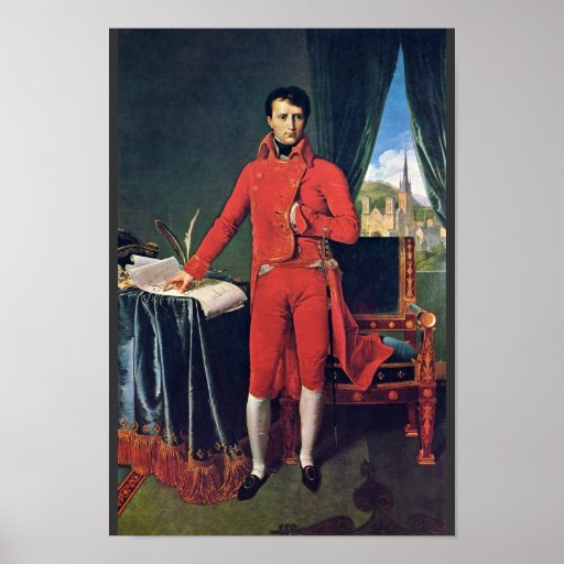Portrait Of Napoleon Bonaparte As First Consul,  B Poster