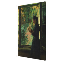 Portrait of Natalia Petrunkevitsin, 1893 Stretched Canvas Prints