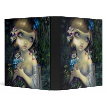 Portrait of Ophelia BINDER lowbrow gothic big eyes