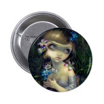 "Portrait of Ophelia" Button