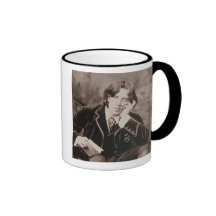 Portrait of Oscar Wilde (1854-1900), 1882 (b/w pho Mug
