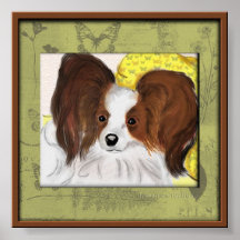Portrait of Papillon Posters