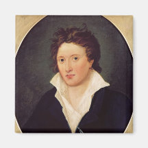 Portrait of Percy Bysshe Shelley, 1819 Refrigerator Magnet