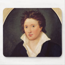 Portrait of Percy Bysshe Shelley, 1819 Mousepads