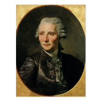 Portrait of Pierre Augustin Caron de postcards