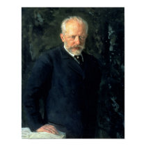 Portrait of Piotr Ilyich Tchaikovsky posters