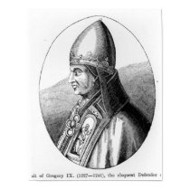 Portrait of Pope Gregory IX posters