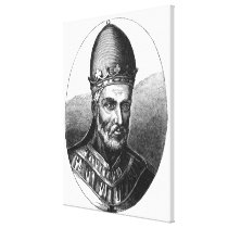 Portrait of Pope Honorius III canvas prints