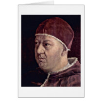 Portrait Of Pope Leo And Cardinals By Raffael