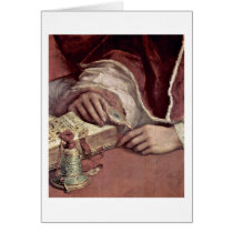 Portrait Of Pope Leo And Cardinals By Raffael
