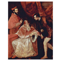Portrait Of Pope Paul Iii, Cardinal Alessandro Far Custom Flyer