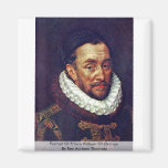 Portrait Of Prince William Of Orange Refrigerator Magnet