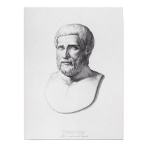 Portrait of Pythagoras posters