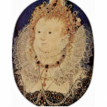 Portrait Of Queen Elizabeth I Of England Oval photo sculptures