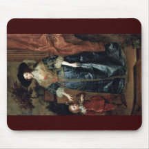 Portrait Of Queen Henrietta Maria With Sir Jeffrey Mouse Pad