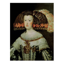 Portrait of Queen Maria Anna  of Spain postcards