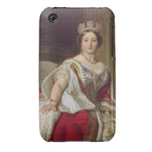 Portrait of Queen Victoria (1819-1901) 1859 (oil o Case-Mate iPhone 3 Cases