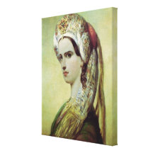 Portrait of Rachel Gallery Wrapped Canvas