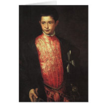 Portrait of Ranuccio Farnese Card