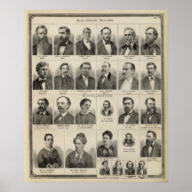 Portrait of Real Estate Dealers, Minnesota Poster