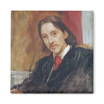 Portrait of Robert Louis Stevenson  1886 magnets