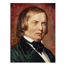 Portrait of Robert Schumann Postcards