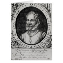 Portrait of Roland de Lassus Cards