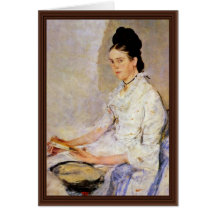 Portrait Of Rosine Fischler Countess Treuberg Card
