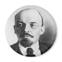 Portrait of Russian Vladimir Ilyich Lenin Refrigerator Magnets