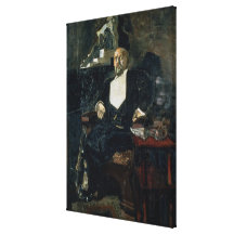 Portrait of S. Mamontov Canvas Print