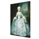 Portrait of Sarah Eleonor Fermor  1749-50 Stretched Canvas Prints