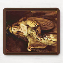 Portrait Of Saskia As Flora By Rembrandt Harmenszo Mousepads