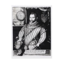 Portrait of Sir Francis Drake Postcard