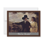 Portrait Of Sir John And Lady Clerk By Sir Henry Personalized Invitations