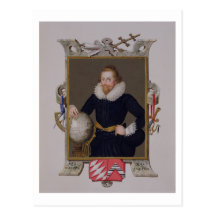 Portrait of Sir Walter Raleigh (c.1552-1618) from Post Cards