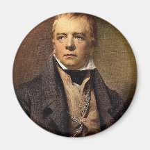 Portrait of Sir Walter Scott classic Photochrom Refrigerator Magnets