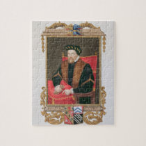 Portrait of Sir William Petre (c.1505-72) from 'Me puzzles