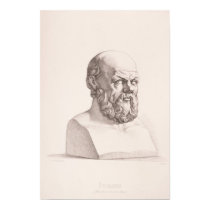 Portrait of Socrates posters
