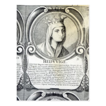 Portrait of St.Jadwiga Postcards