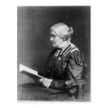 Portrait of Susan B. Anthony Reading a Book postcards