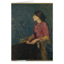 Portrait of Thadee-Caroline Jacquet Card