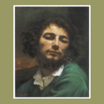 Portrait of the Artist, Man with a Pipe, 1848-49 posters