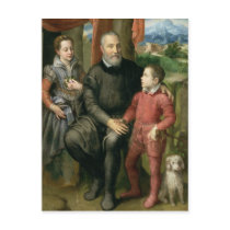 Portrait of the artist's family, Minerva Postcards